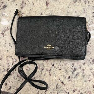 Black Coach Crossbody/Clitch Purse